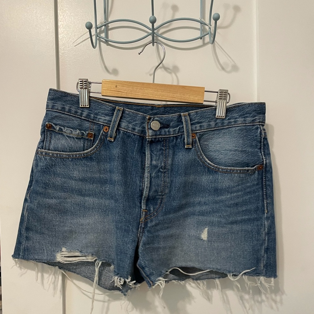 Levi denim 501 shorts.